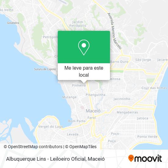 Albuquerque Lins - Leiloeiro Oficial mapa