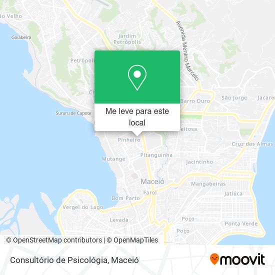 Consultório de Psicológia mapa