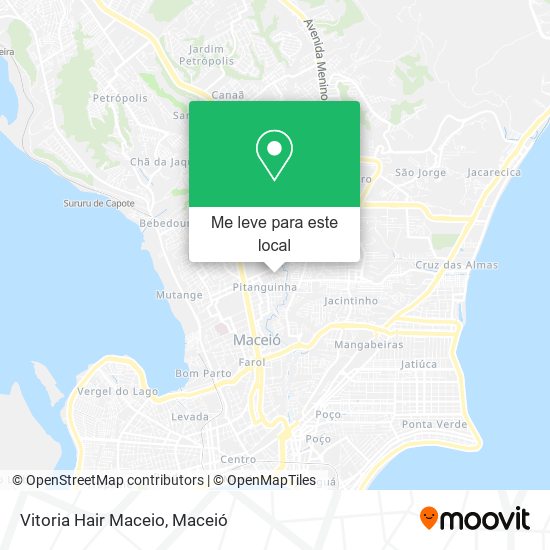 Vitoria Hair Maceio mapa