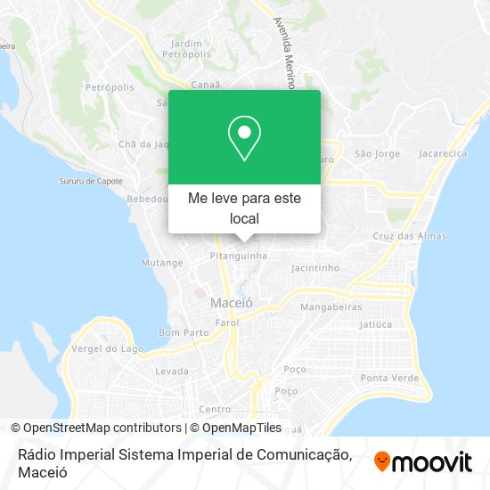 Rádio Imperial Sistema Imperial de Comunicação mapa