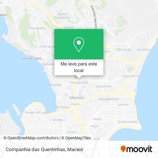 Companhia das Quentinhas mapa
