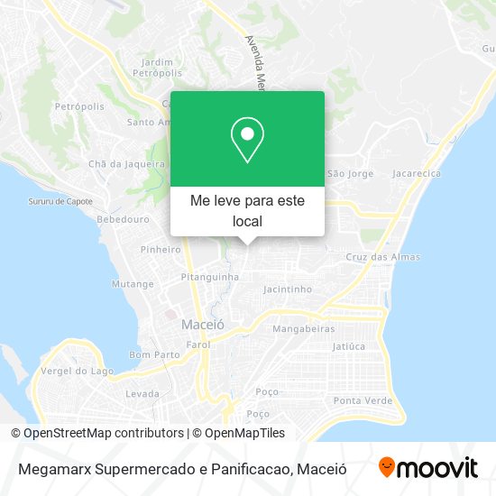 Megamarx Supermercado e Panificacao mapa