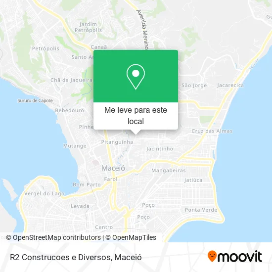 R2 Construcoes e Diversos mapa