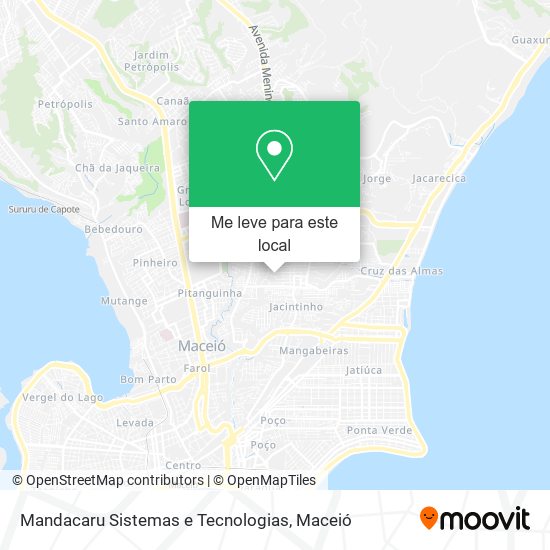 Mandacaru Sistemas e Tecnologias mapa