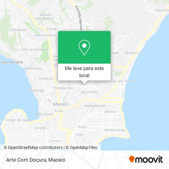 Arte Com Doçura mapa