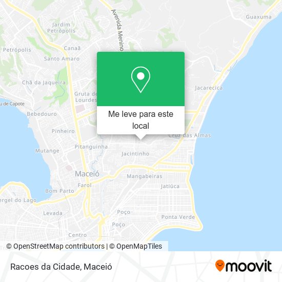 Racoes da Cidade mapa