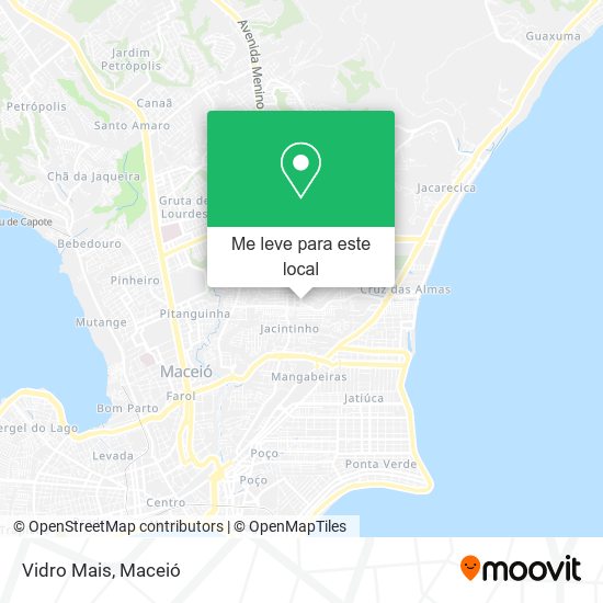 Vidro Mais mapa