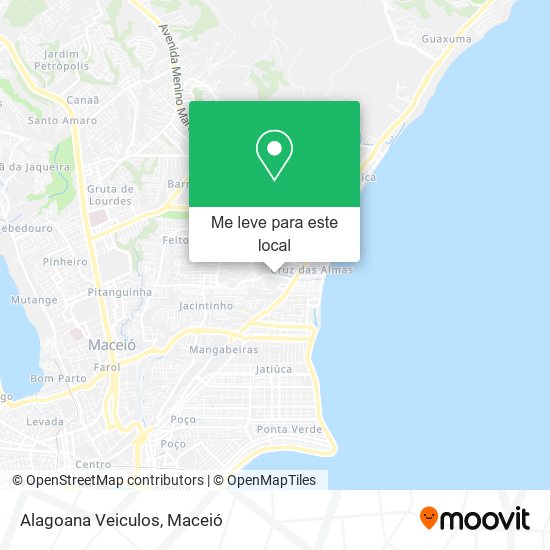 Alagoana Veiculos mapa