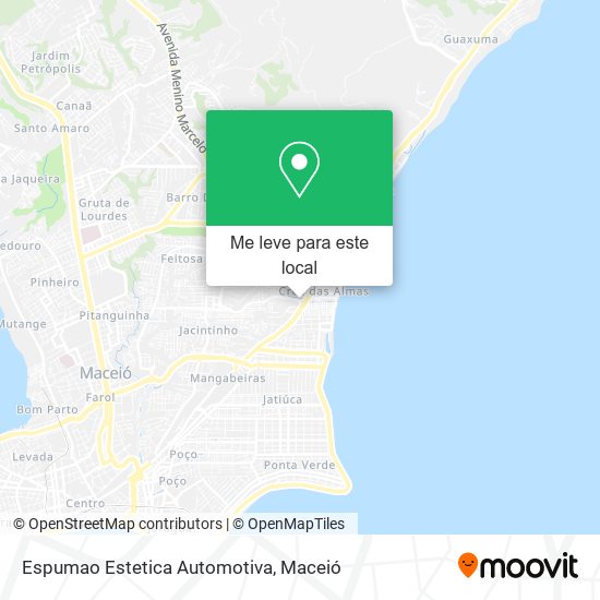 Espumao Estetica Automotiva mapa