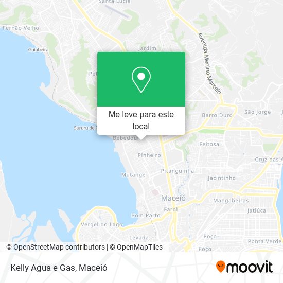 Kelly Agua e Gas mapa