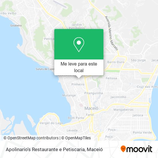 Apolinario's Restaurante e Petiscaria mapa