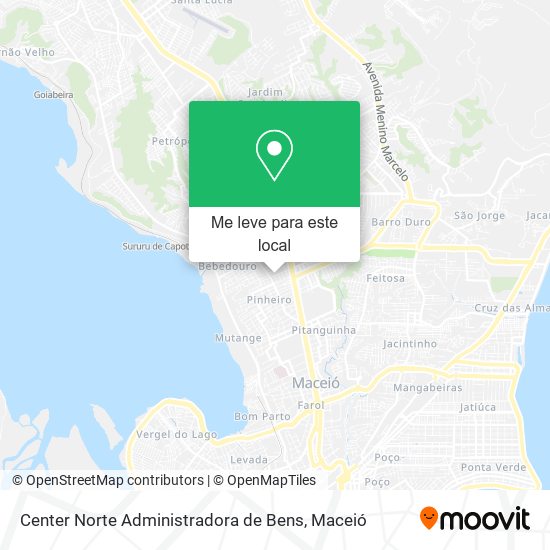Center Norte Administradora de Bens mapa