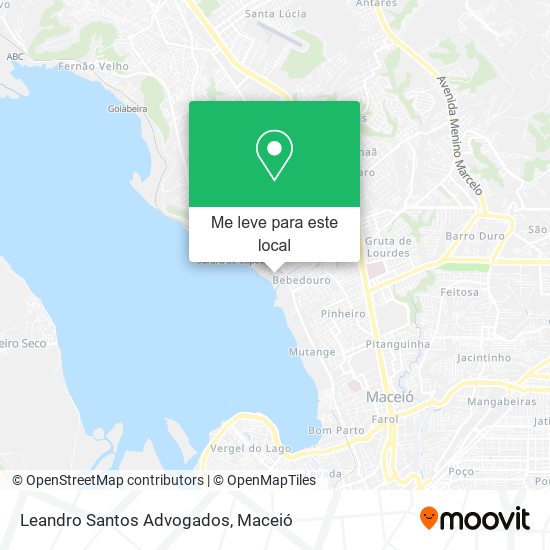 Leandro Santos Advogados mapa