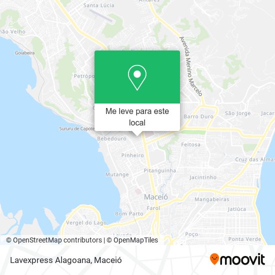 Lavexpress Alagoana mapa