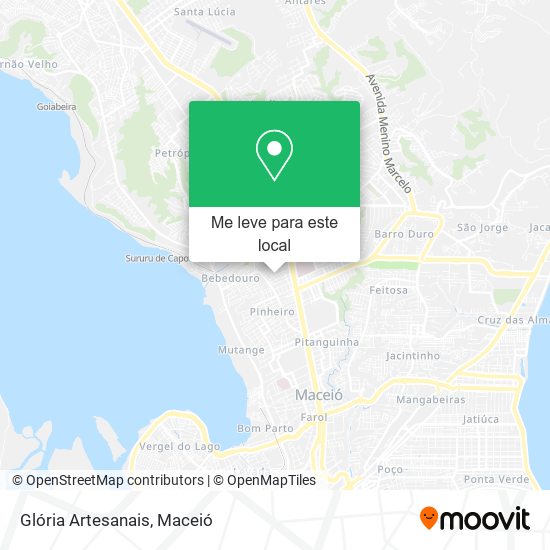 Glória Artesanais mapa