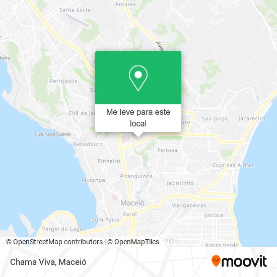 Chama Viva mapa