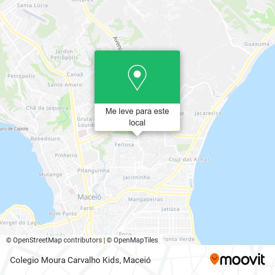 Colegio Moura Carvalho Kids mapa