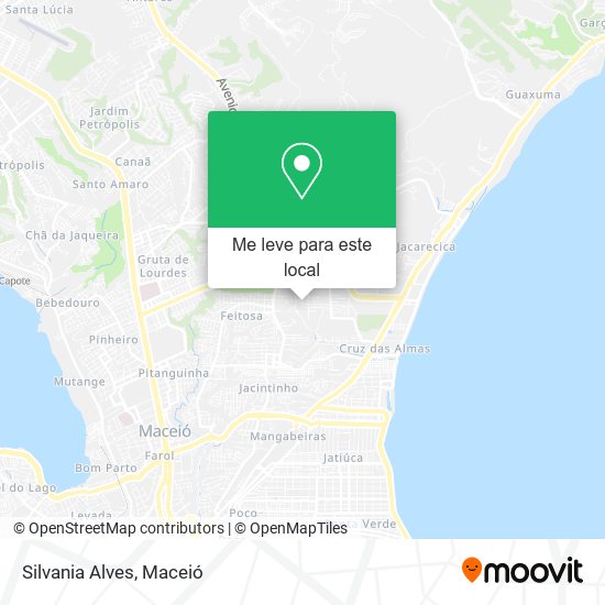 Silvania Alves mapa