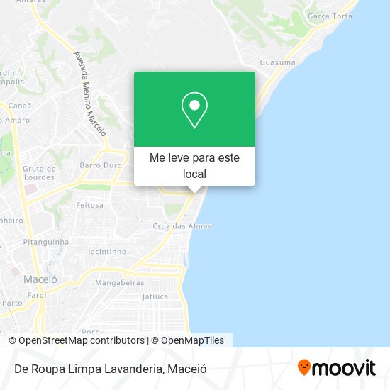 De Roupa Limpa Lavanderia mapa