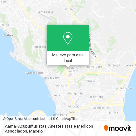 Aama- Acupunturistas, Anestesistas e Medicos Associados mapa