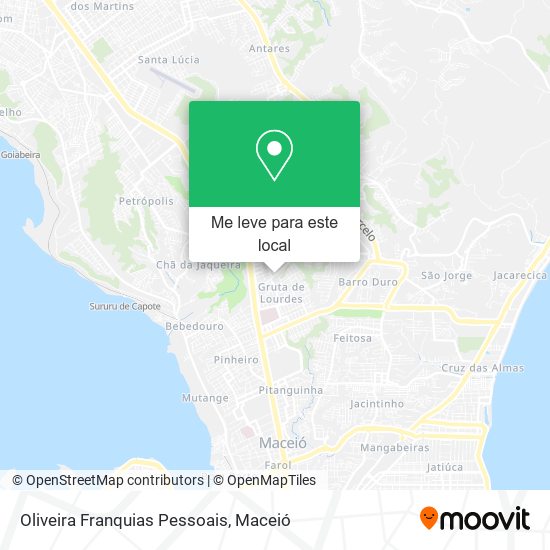 Oliveira Franquias Pessoais mapa