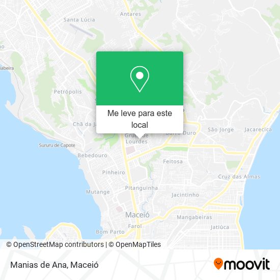 Manias de Ana mapa
