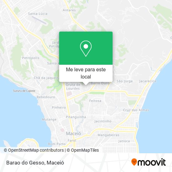 Barao do Gesso mapa