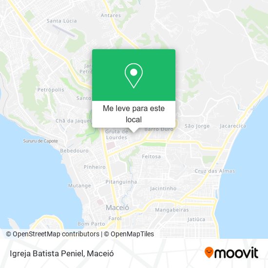 Igreja Batista Peniel mapa