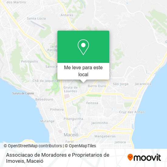 Associacao de Moradores e Proprietarios de Imoveis mapa