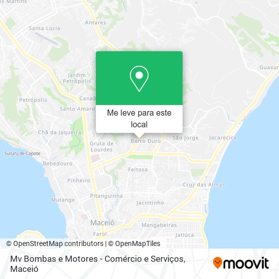 Mv Bombas e Motores - Comércio e Serviços mapa