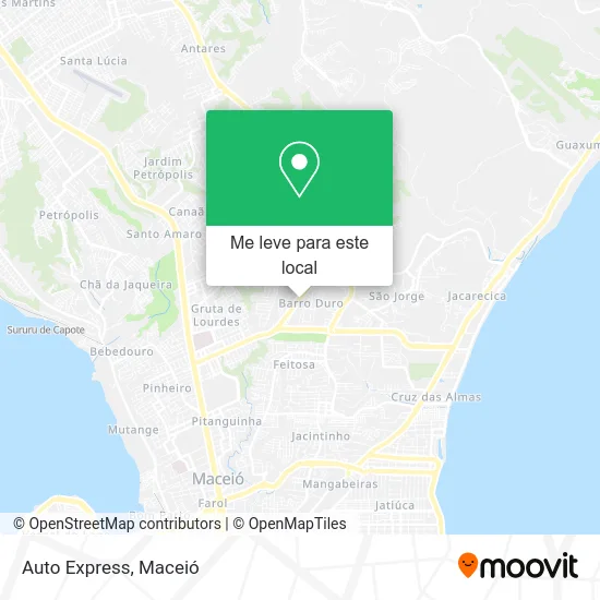 Auto Express mapa