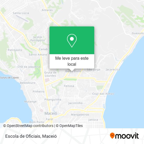 Escola de Oficiais mapa