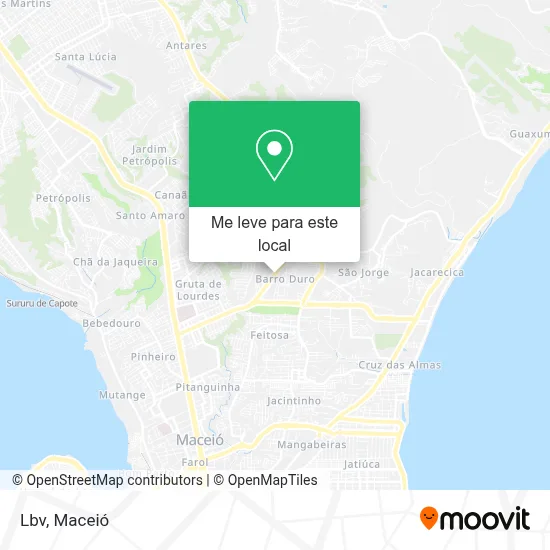 Lbv mapa