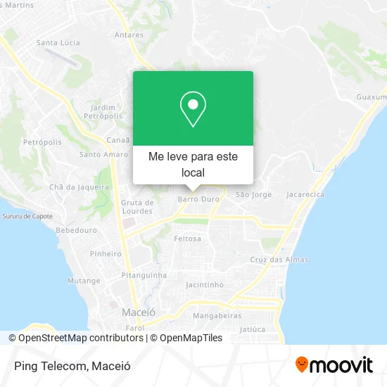 Ping Telecom mapa