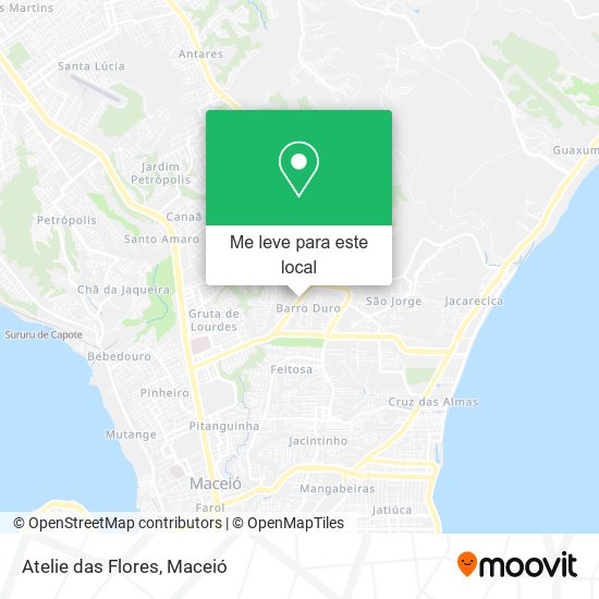 Atelie das Flores mapa
