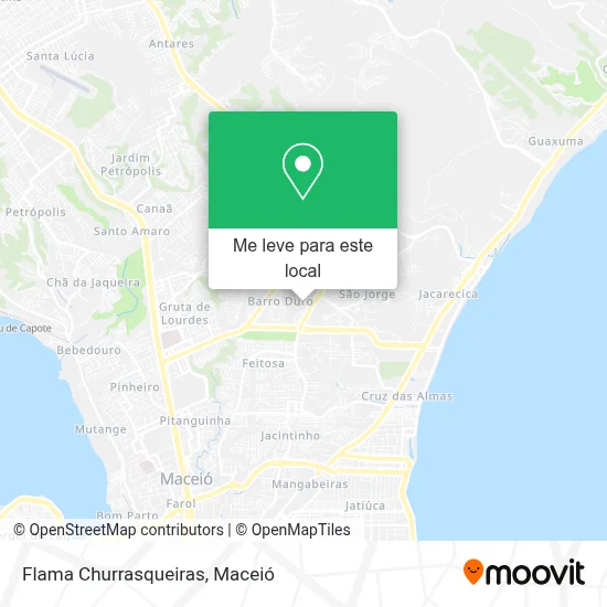 Flama Churrasqueiras mapa