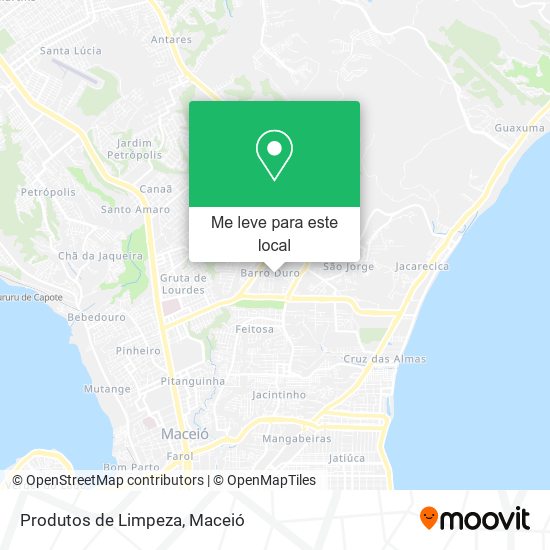 Produtos de Limpeza mapa