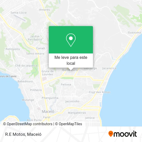 R.E Motos mapa