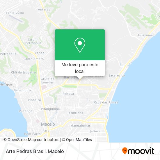 Arte Pedras Brasil mapa