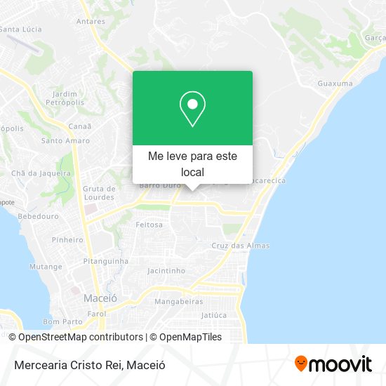 Mercearia Cristo Rei mapa