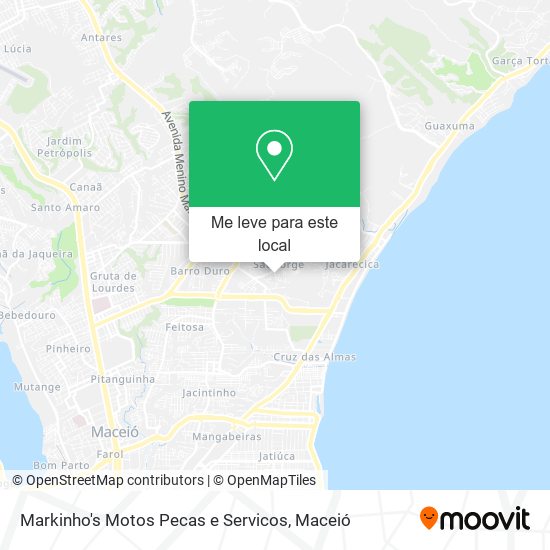Markinho's Motos Pecas e Servicos mapa
