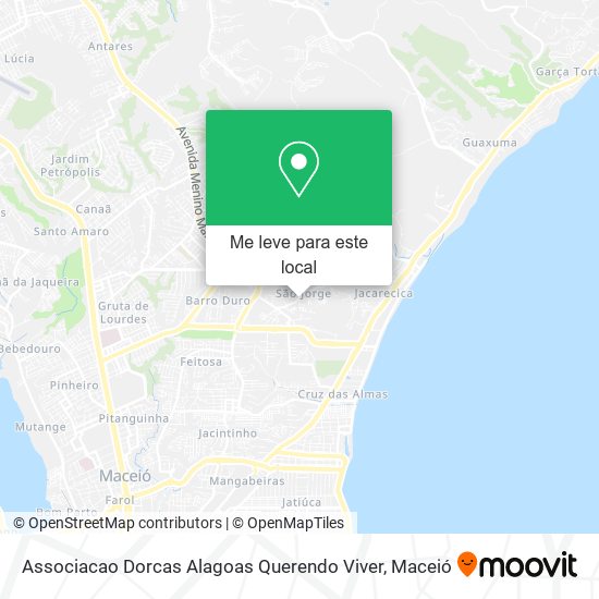 Associacao Dorcas Alagoas Querendo Viver mapa