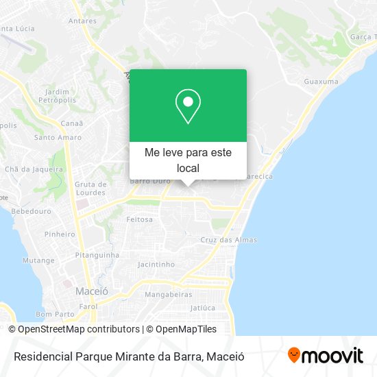 Residencial Parque Mirante da Barra mapa