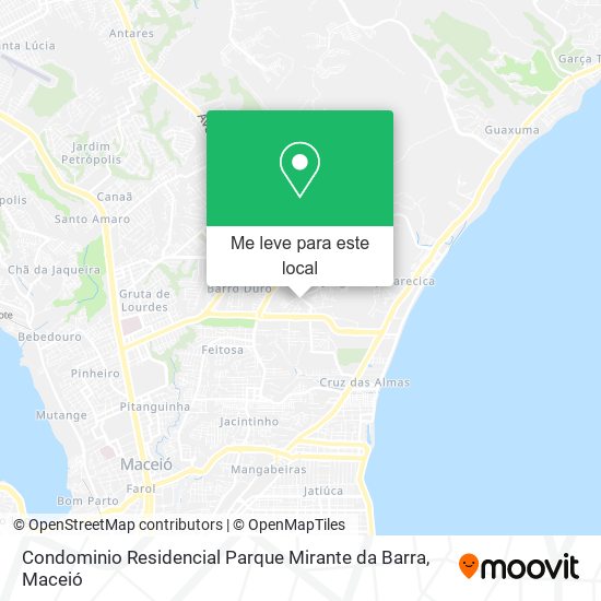 Condominio Residencial Parque Mirante da Barra mapa