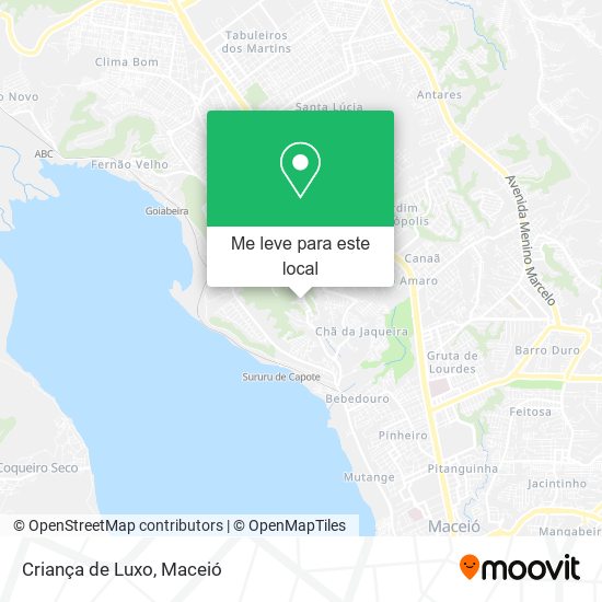 Criança de Luxo mapa