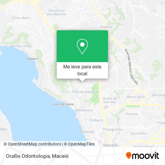 Orallis Odontologia mapa