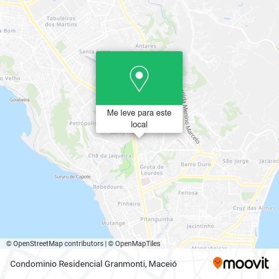 Condominio Residencial Granmonti mapa