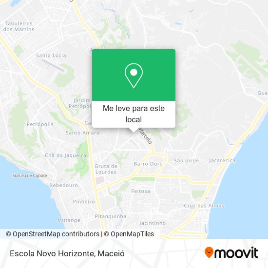 Escola Novo Horizonte mapa