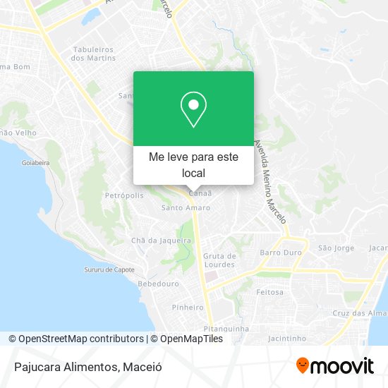 Pajucara Alimentos mapa