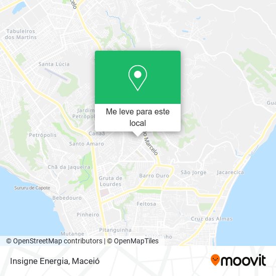 Insigne Energia mapa